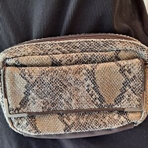Bueno Textured Crossbody Bag - Tan and Black